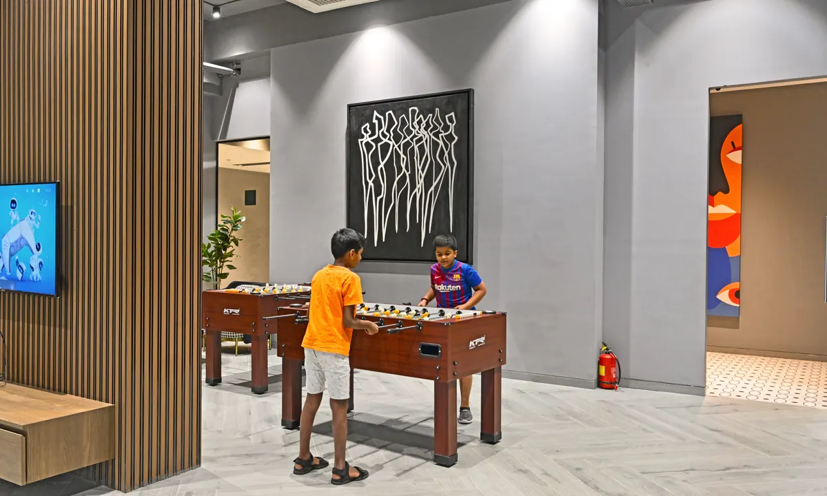 Indoor amenities at Dosti Club County