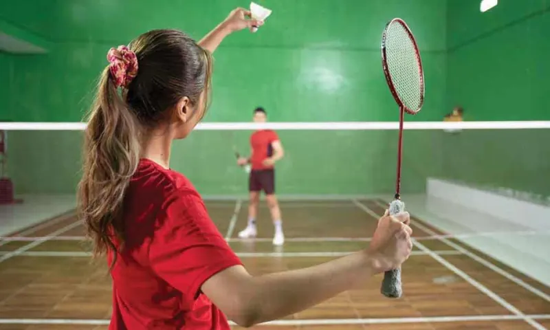 Badminton court